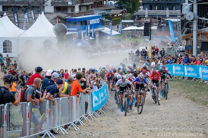 Henrique Avancini (Cannondale Factory Racing) in the lead