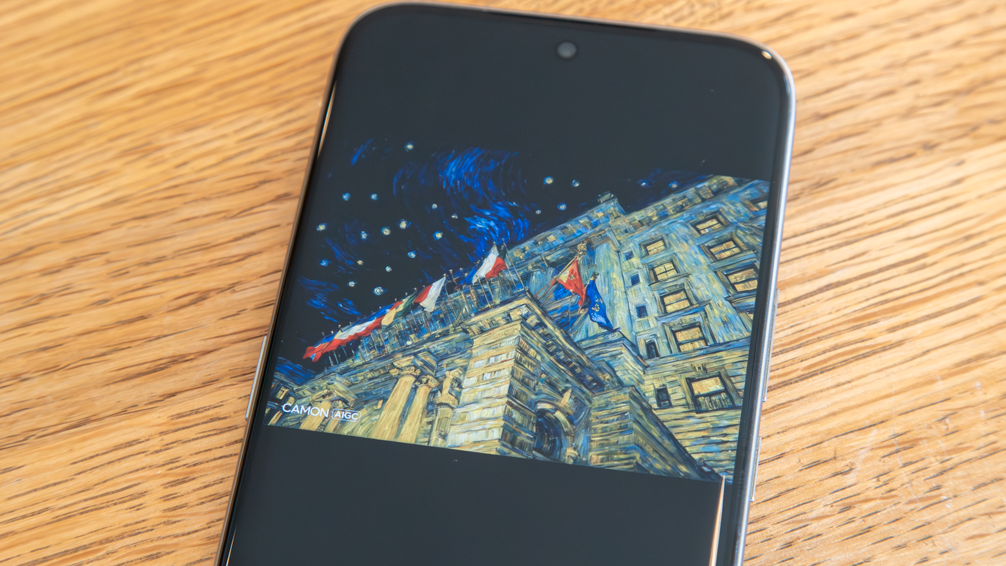 An edited photo on the Camon 50 Ultra