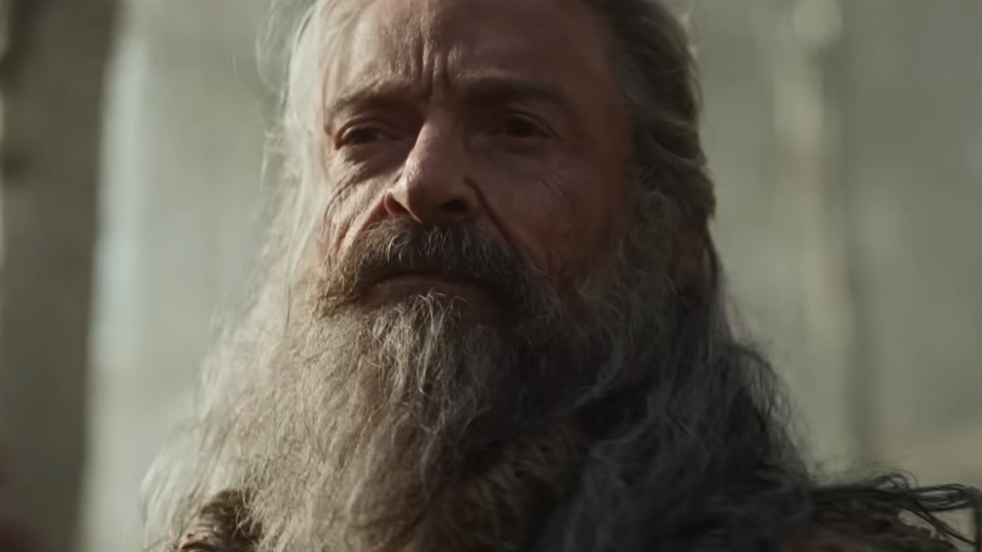 Hugh Jackman is shown in the trailer for The Death of Robin Hood.