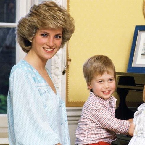 Princess Diana, baby William and Harry