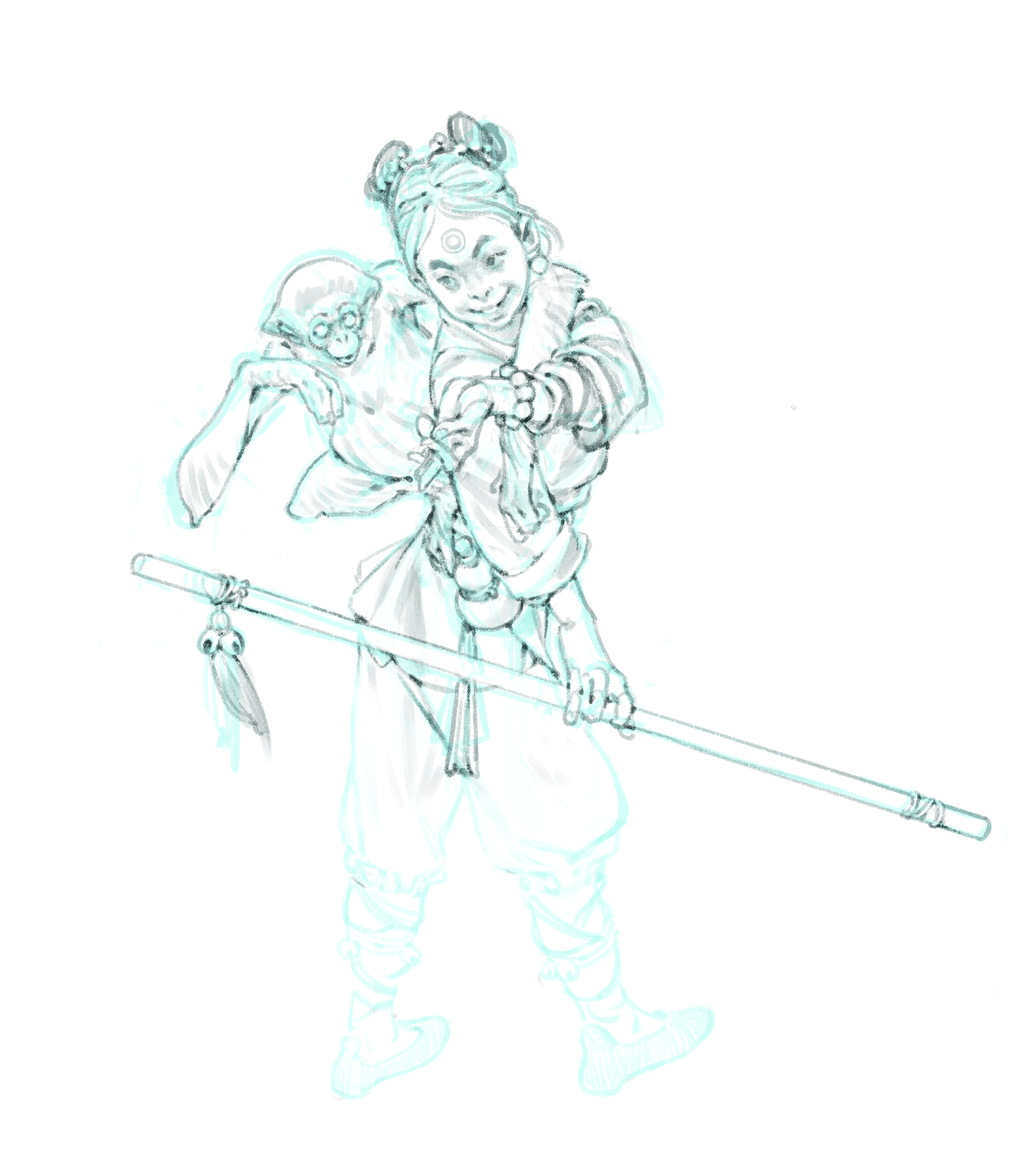 Drawing from a Character art tutorial
