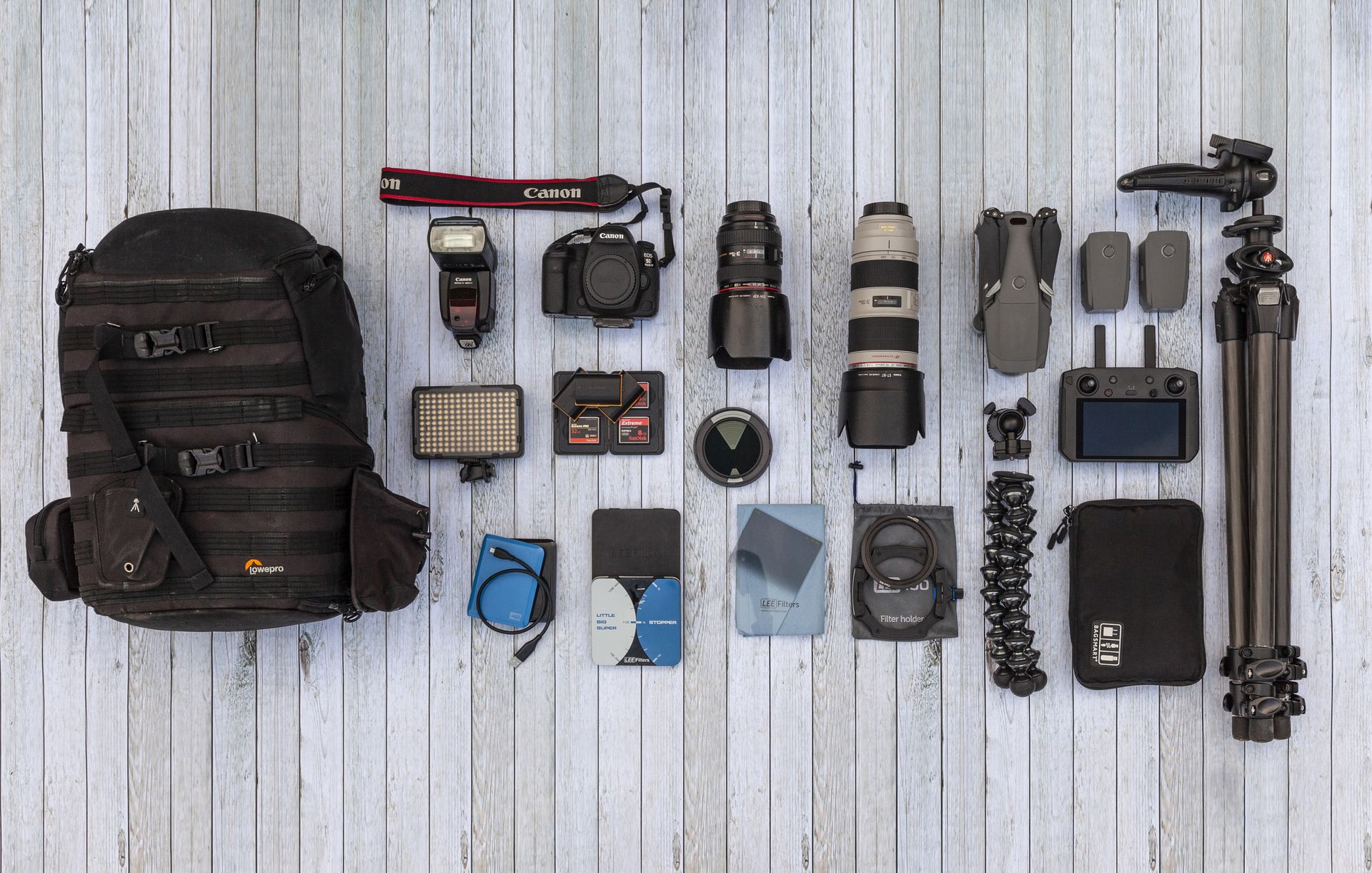 photography travel kit