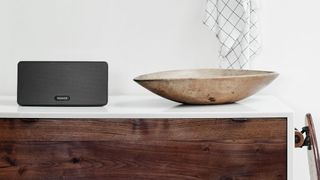 The Sonos speakers are small but pack a punch