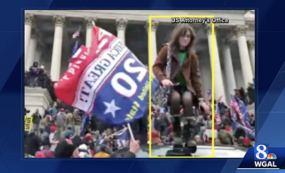 Riley Williams at U.S. Capitol riot