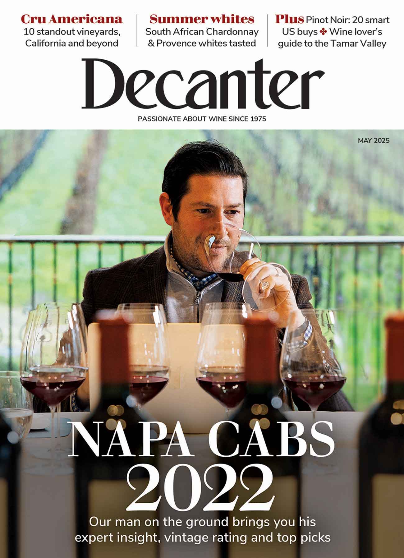 Decanter magazine May 2025 cover