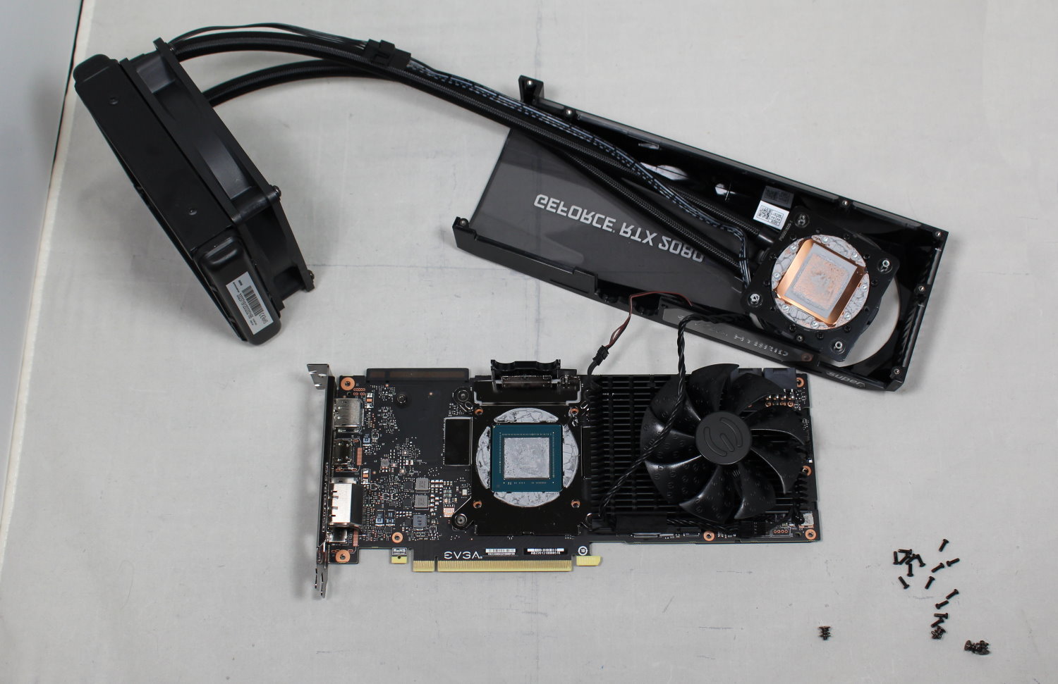 EVGA RTX 2080 Super XC Hybrid teardown