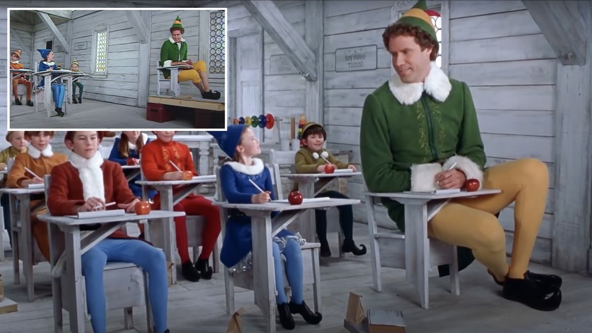 Elf on a shelf! How they shot the classic Christmas movie using forced