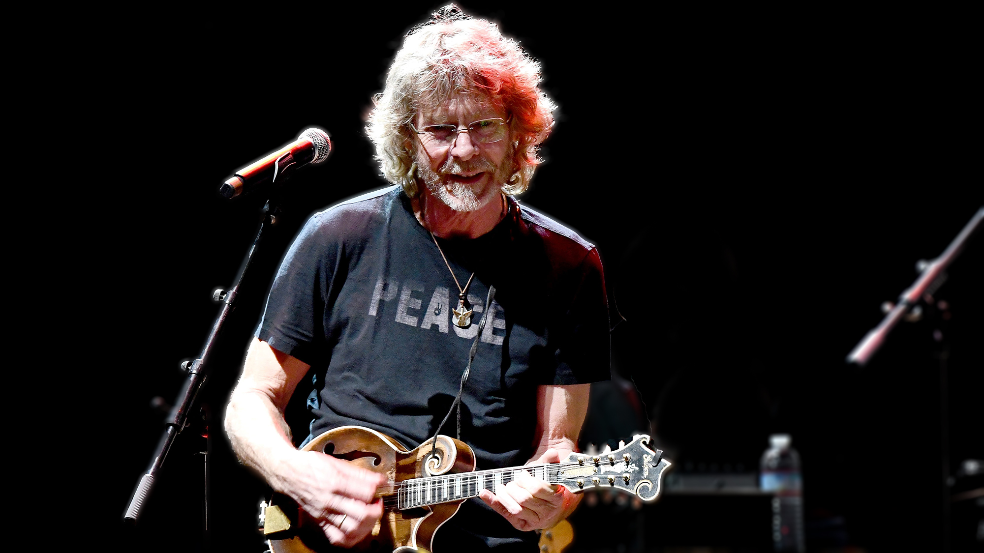 Singer Sam Bush performs onstage during The Jubilee - A Celebration of Jerry Garcia presented by The Bluegrass Situation at The Theatre at Ace Hotel on March 30, 2018 in Los Angeles, California.