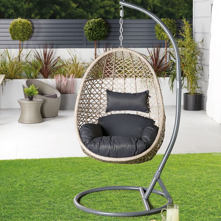 Aldi hanging egg chair is back in stock this weekend Real Homes