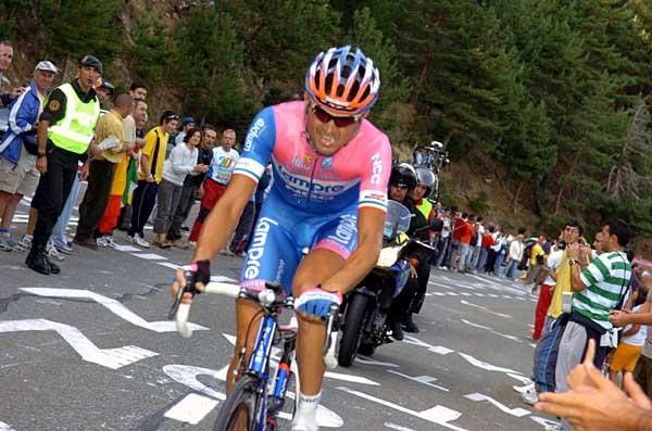 Marzio Bruseghin (Lampre) couldn't add to his tally of TT wins, finishing eighth