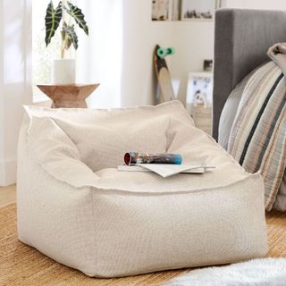Tweed Ivory Modern Lounger from Pottery Barn Teen