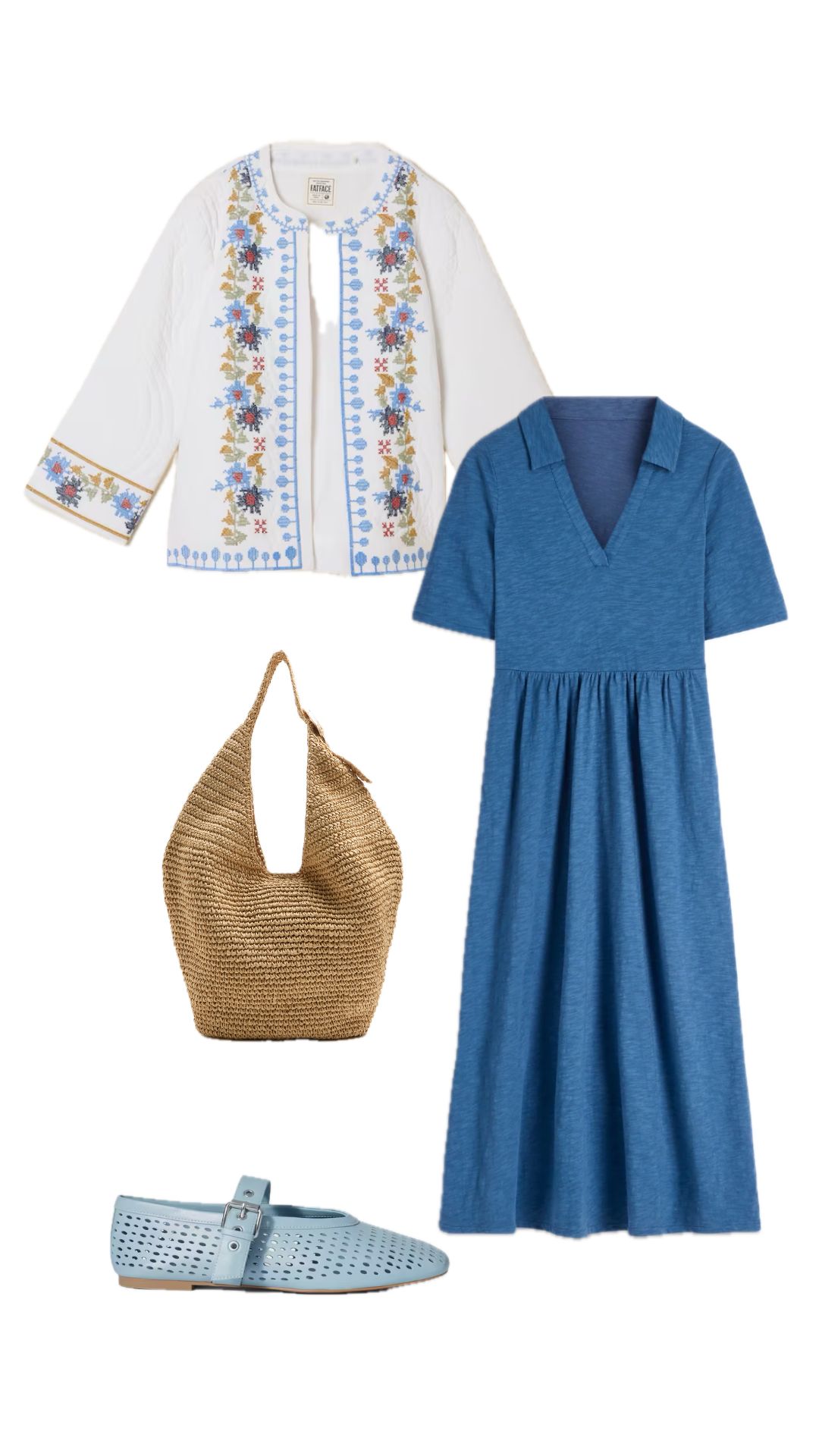 an outfit built around the fatface jacket