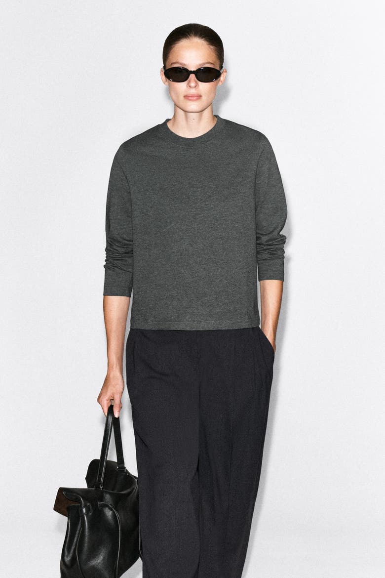 Clean Cut Long-Sleeved T-Shirt