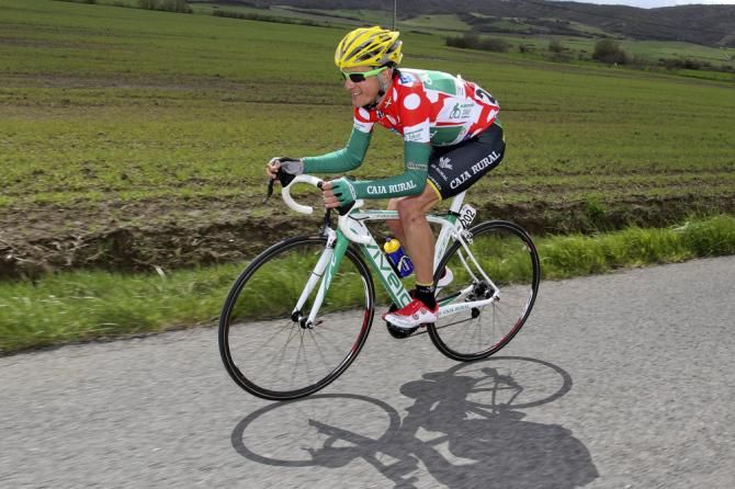 Mountains leader Amets Txurruka (Caja Rural) extended his KOM lead with a lenghty solo breakaway