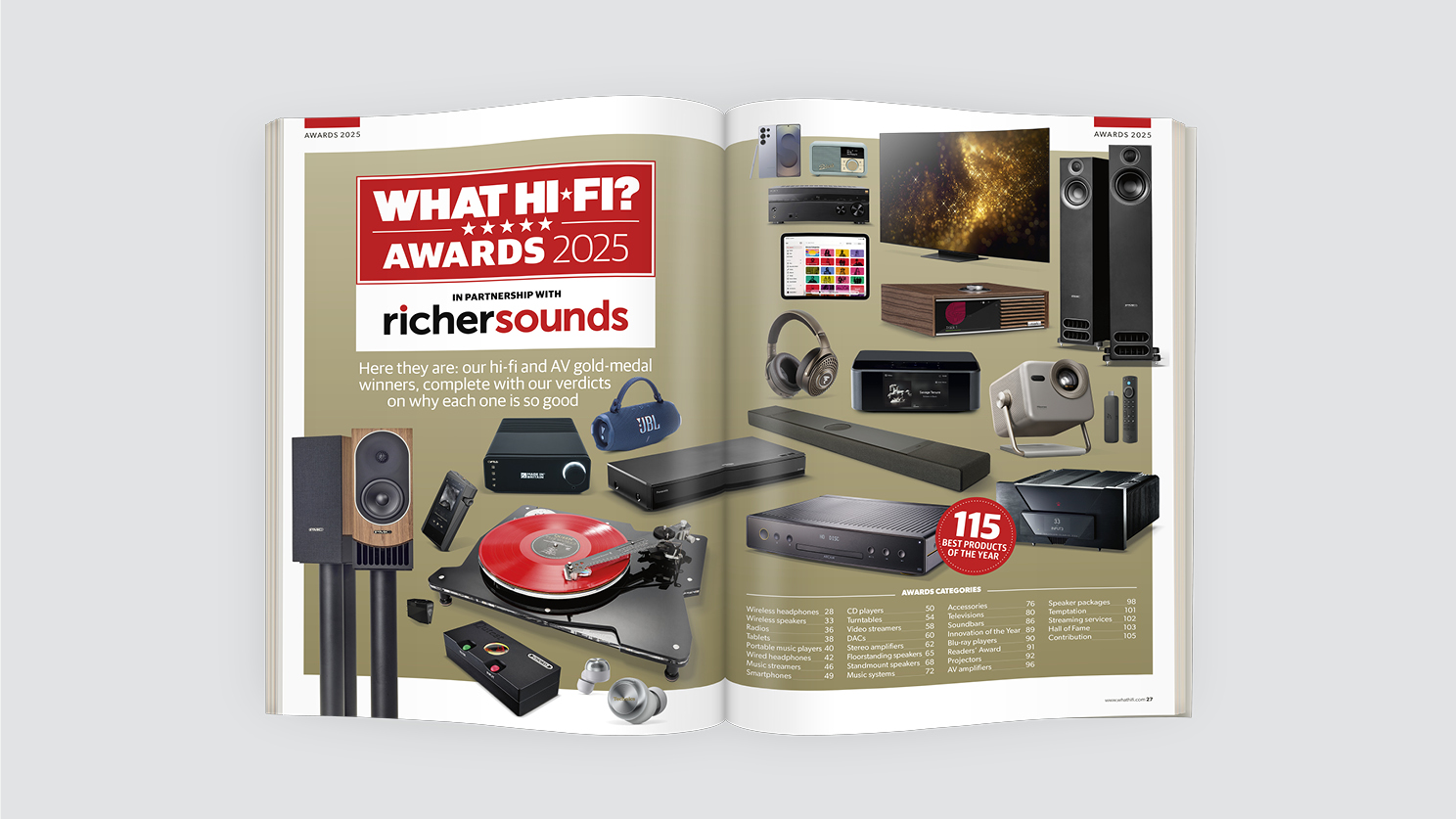 What Hi-Fi? Awards issue 2025 out now