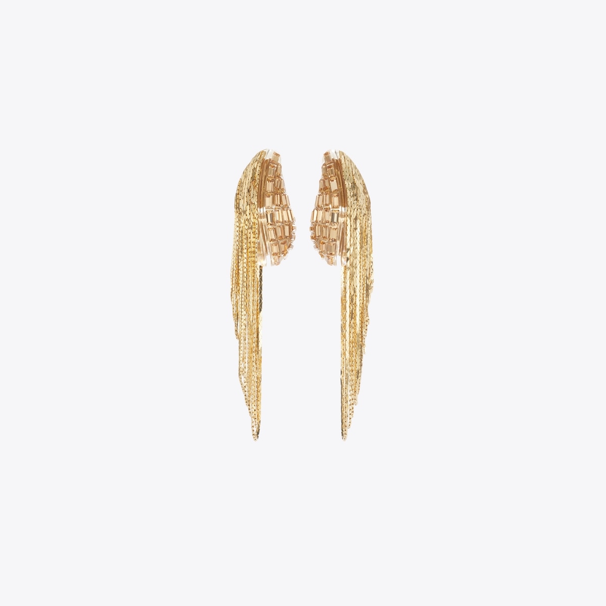 Runway Chain Earrings in Misc, Size Os