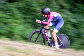 Amber Neben (PX4 Sports) defended her US national time trial title at the USA Cycling Pro Championships on Thursday