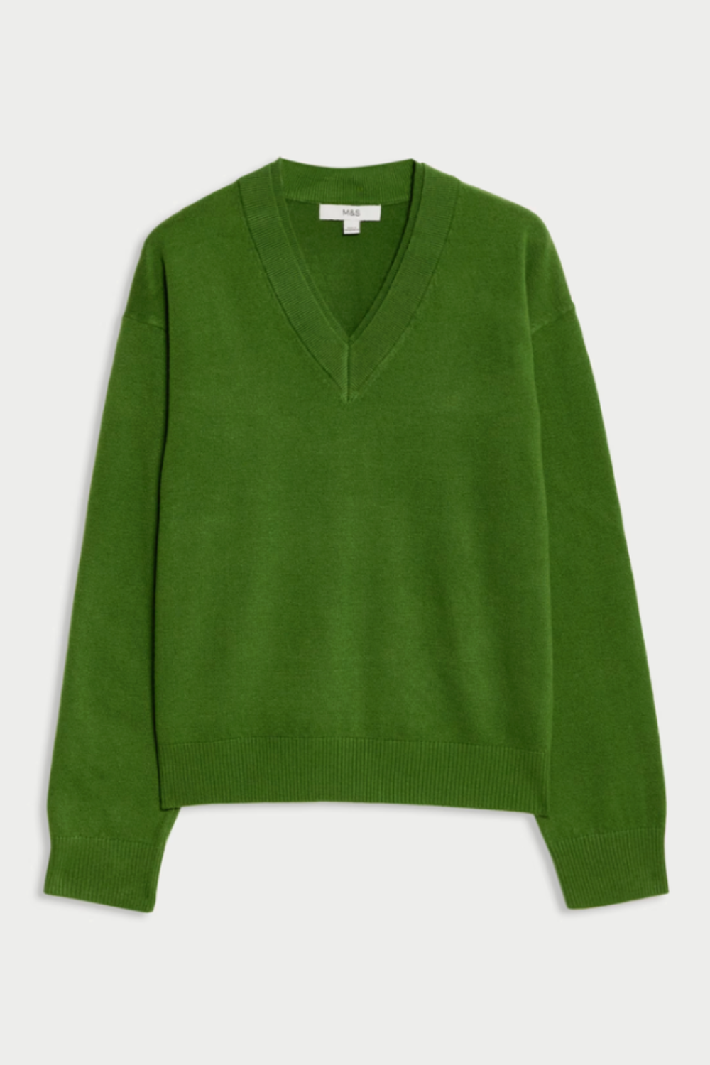 M&amp;amp;S Collection, Air-Yarn V-Neck Jumper