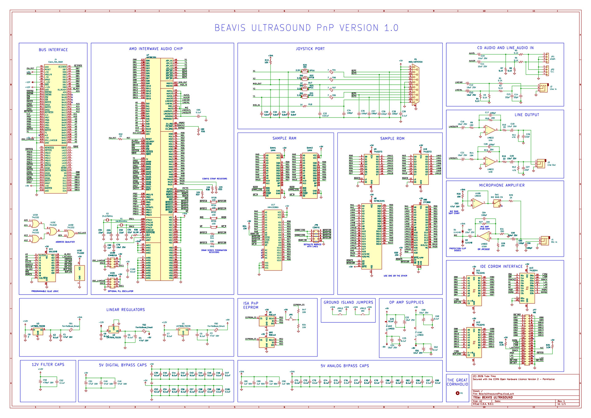 Beavis Ultrasound PnP ISA Sound Card Replica