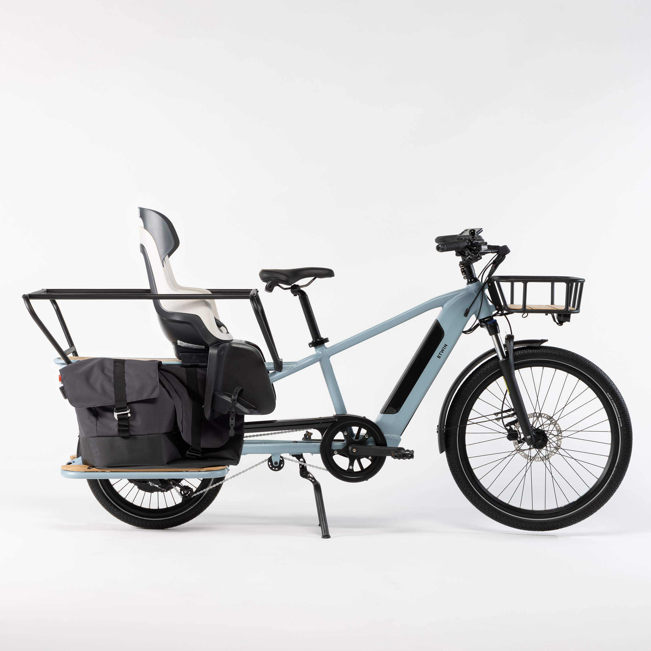 bicicleta de carga eléctrica Decathlon