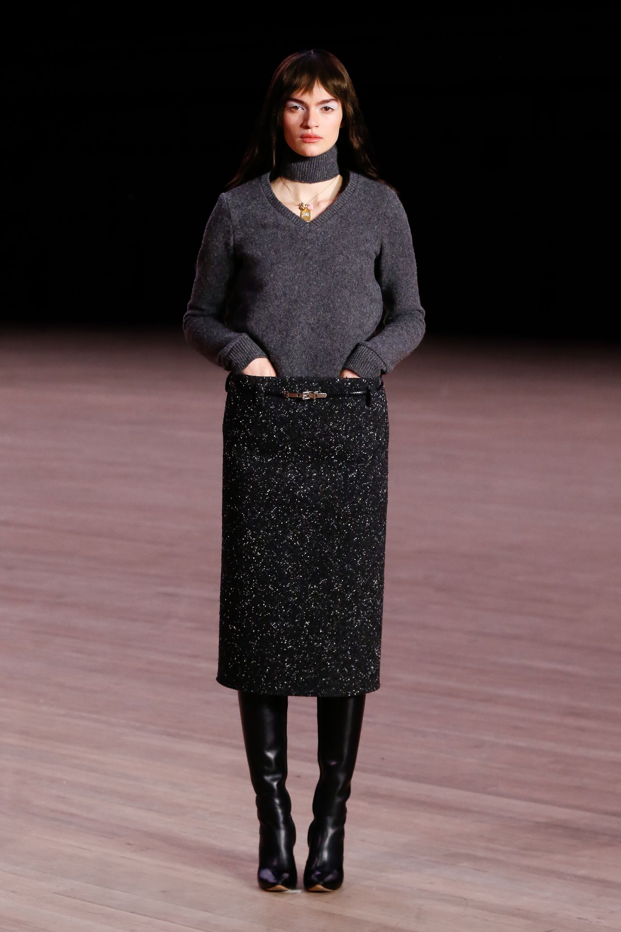 models wear the Marc Jacobs Fall 2026 runway collection at the Park Avenue Armory