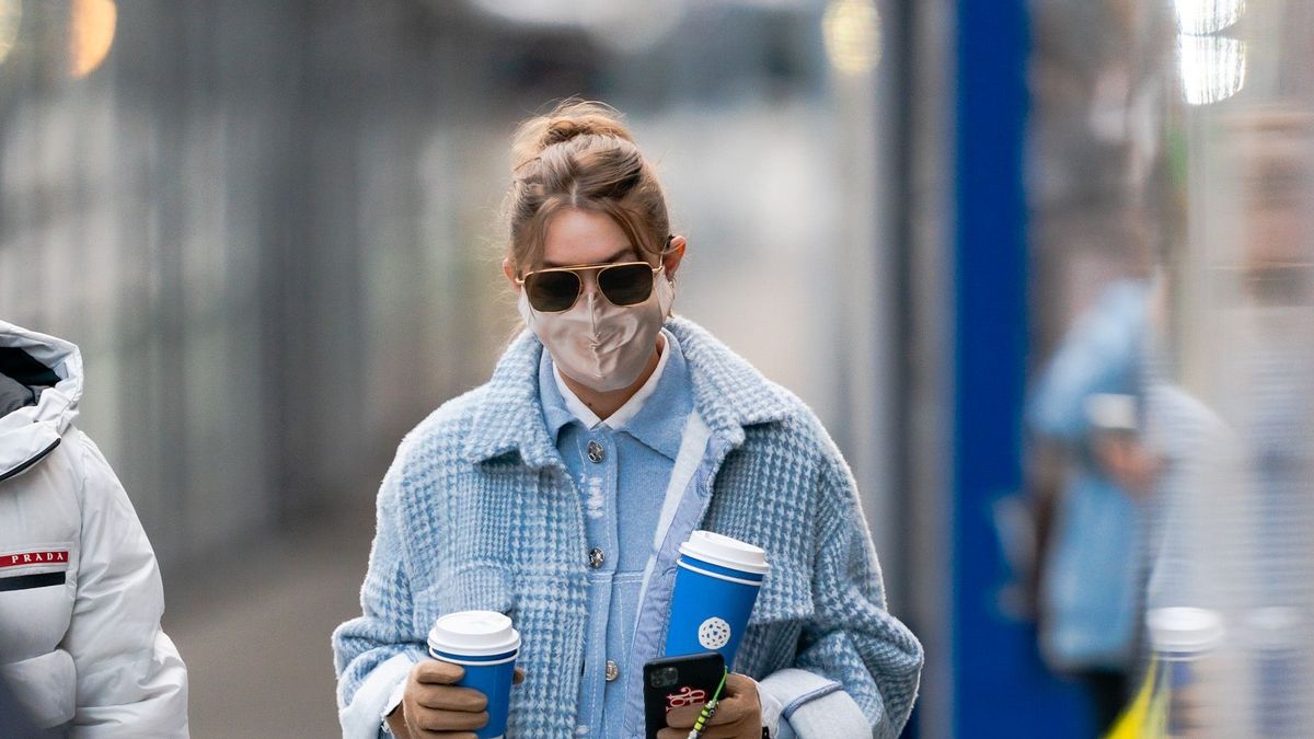 This is the silk face covering that Gigi Hadid is stockpiling to ...