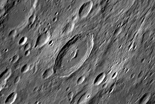 Stevinus crater moon