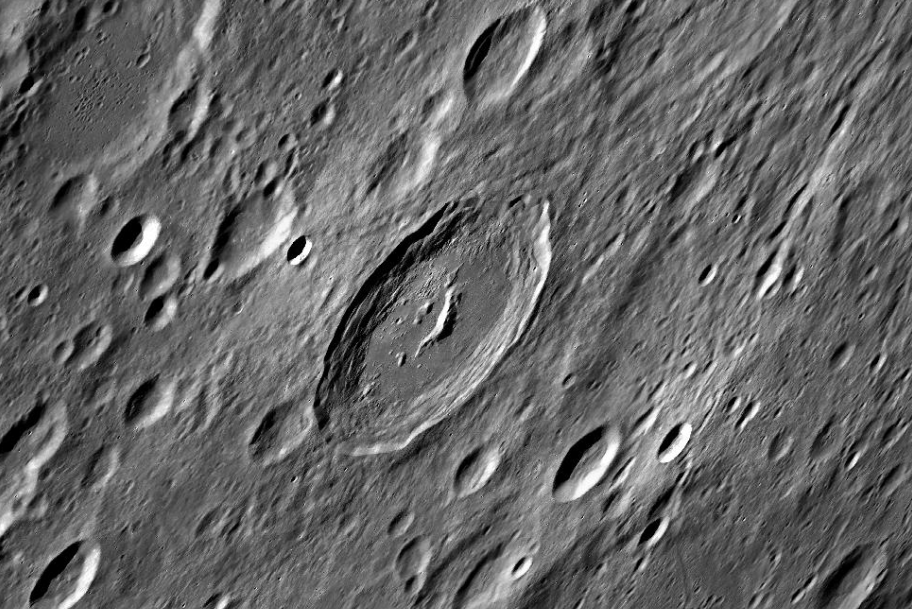 Stevinus crater moon