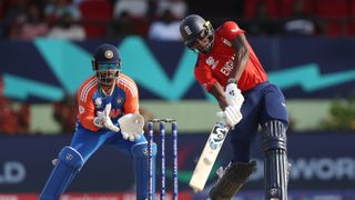 Jofra Archer of England hits a six ahead of the England vs Australia 1st T20I 2024 live stream