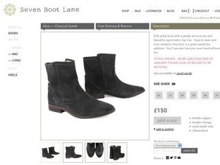Pippa Middleton's Seven Boot Lane boots are a sell out