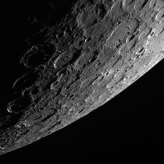 Sunlit Side of the Planet Mercury