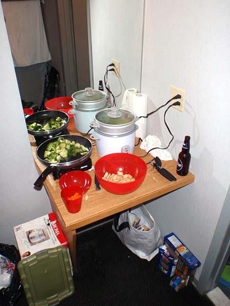 Kitchen cooking in Bromont