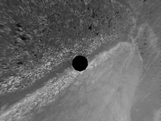 Opportunity's Surroundings on 3,000th Sol, Vertical Projection