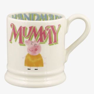 Mummy Pig 1/2 pint mug from the Emma Bridgewater x Peppa Pig collection