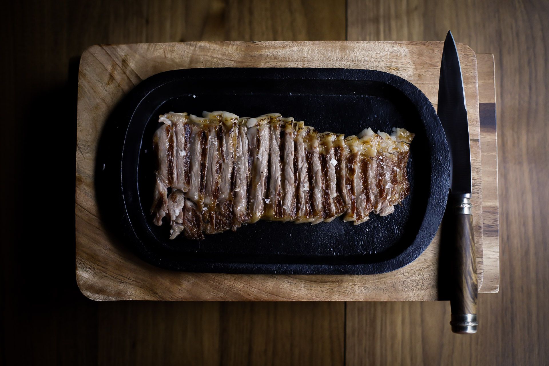 Meat on plate at Fazenda restaurant
