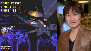 Takeshi Iizuka alongside Sonic 3K screenshot