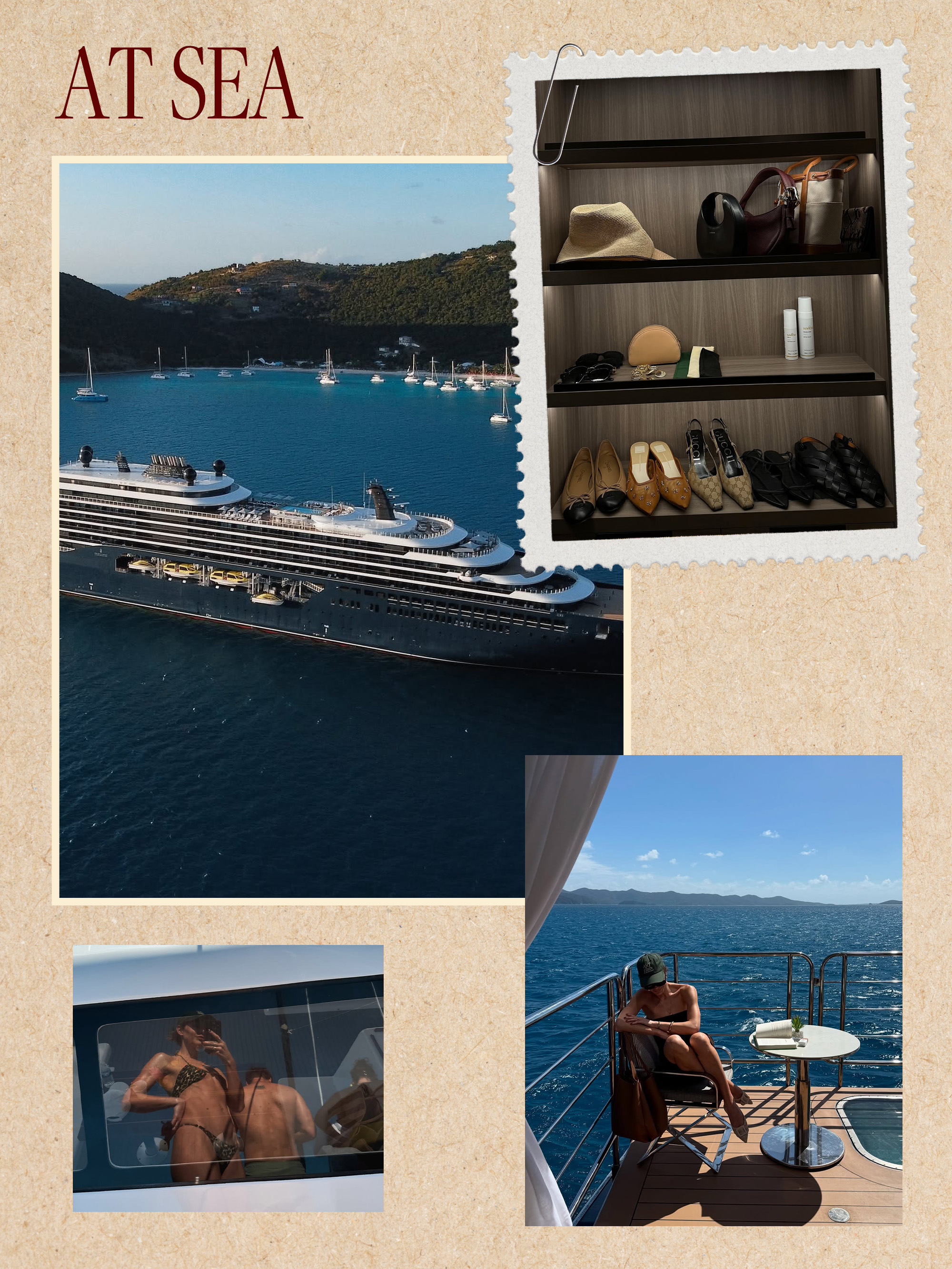 a collage of hotel and influencer imagery featuring the biggest travel trends of 2026