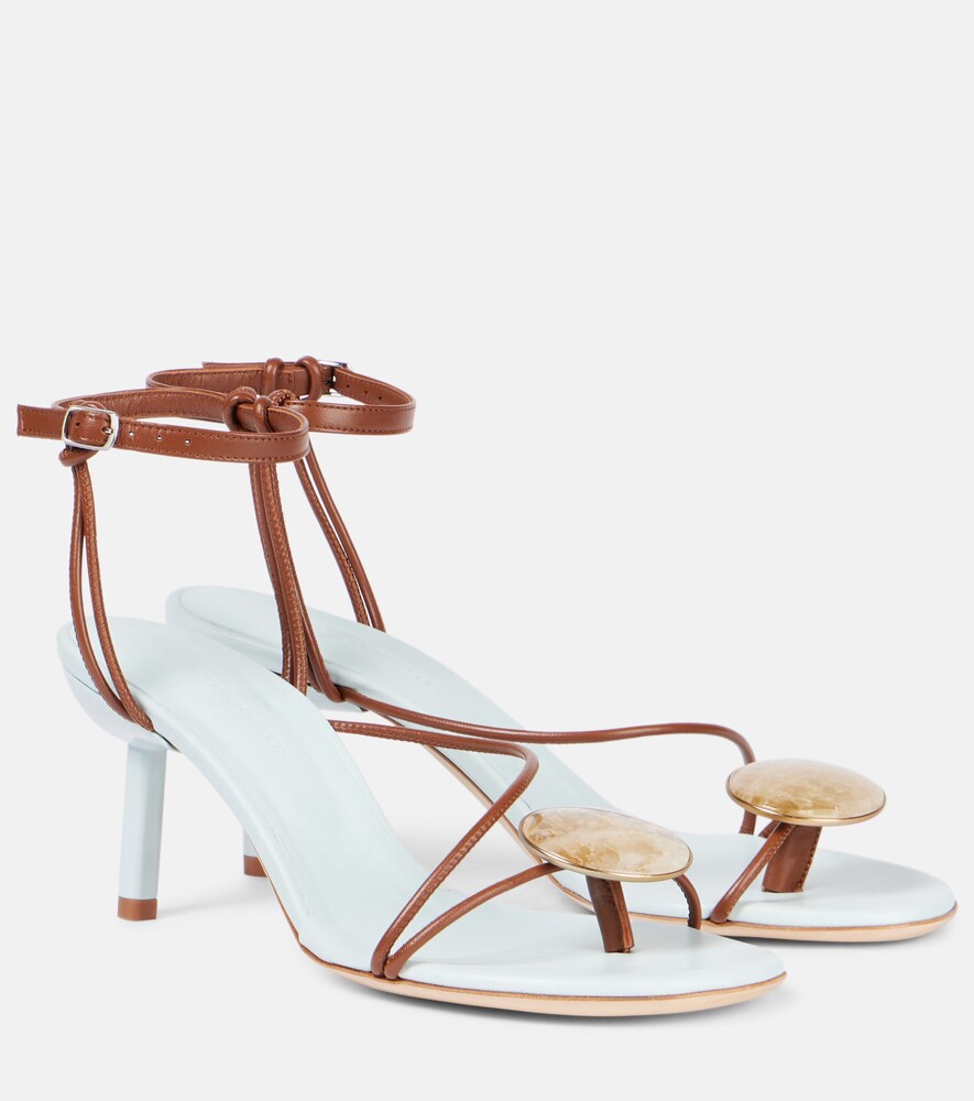 Doma 70 Embellished Leather Sandals