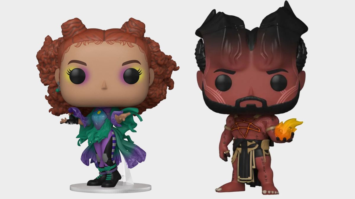 Funko POP! Cyclone and Sabbac figures