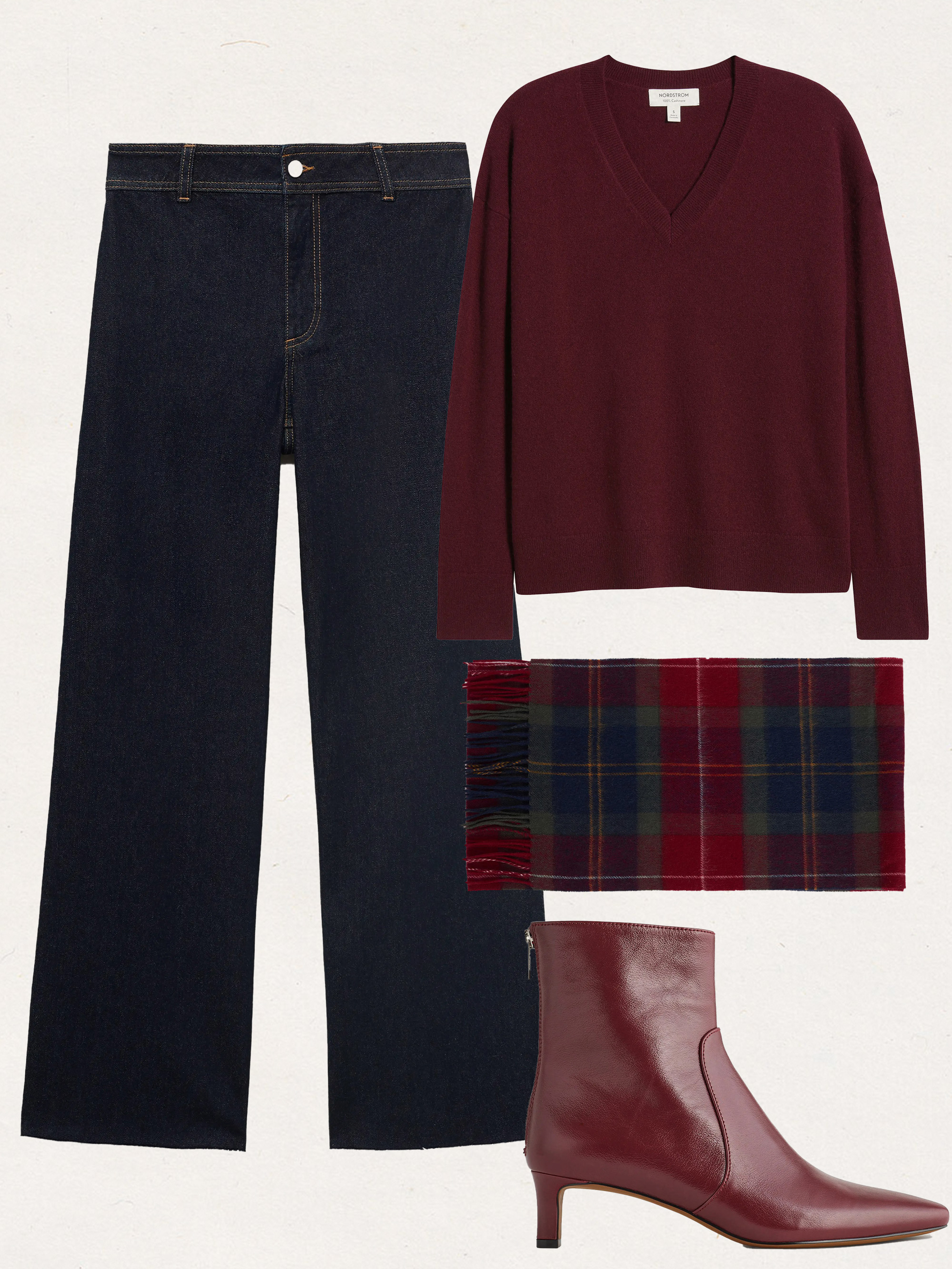 Nordstrom jeans and sweater outfit