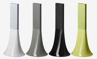 These ultra-sleek Zikmu Parrot speakers, designed by Philippe Starck