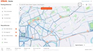 Strava route mapping