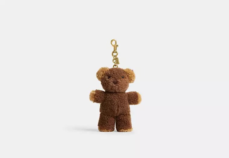 Carroty Bag Charm in Shearling