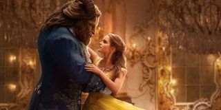 Beauty and the Beast Emma Watson Belle and Beast dancing
