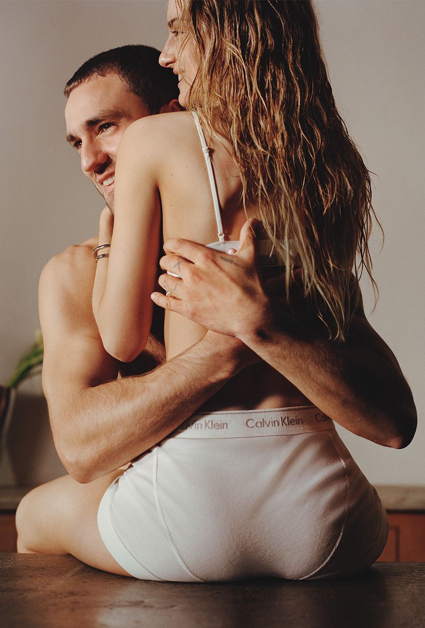 Grace Van Patten and Jackson White For Calvin Klein's Valentine's Day campaign 2026.