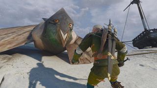 The Witcher 3 low-poly pigeon mod