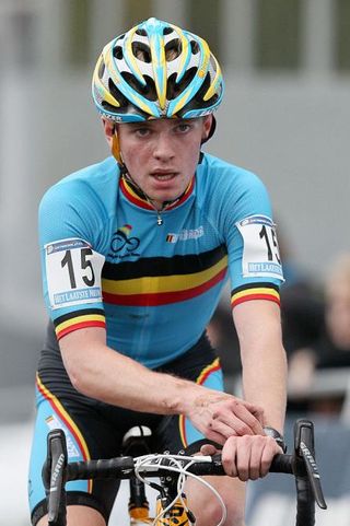 Eli Iserbyt (Belgium) finished 4th at the junior men's World Cup 'cross race in Valkenburg