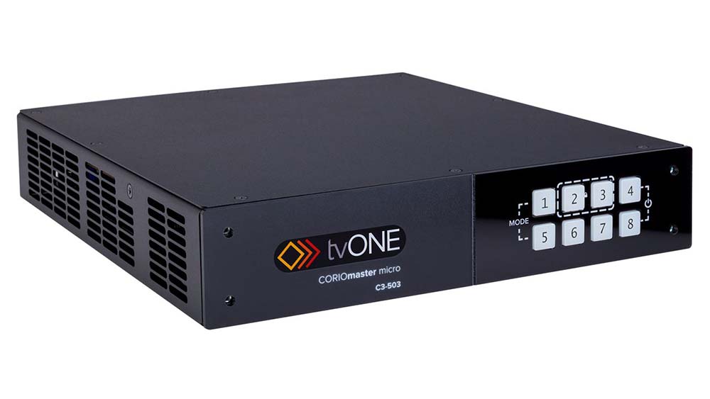 tvONE Ships CORIOmaster micro