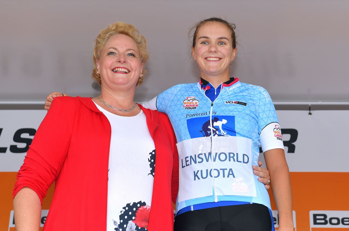 Winanda Spoor (Lensworld-Kuota) in the sprint jersey