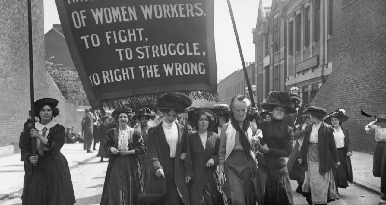 National Federation of Women Workers march in London